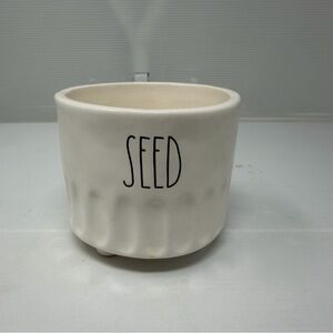 Rae Dunn • SEED • Ceramic Planter